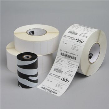 Etiquetas 102x51 D76mm 3000T Poliéster ZEBRA 4 Rolos