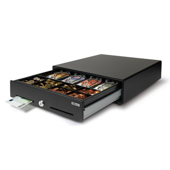 Gaveta POS Metalica 2 Ranhuras Frontais 4N/8M RJ11 - D1